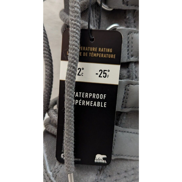 Sorel Women's Joan of Arctic sz 6.5 Snow Boots Quarry black - Picture 6 of 7